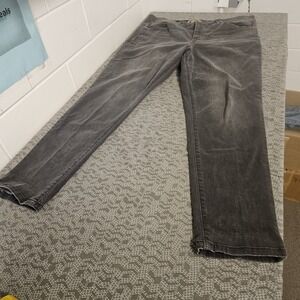 Democracy Pants Womens 16 Gray Ab Solution Stretch 36x30